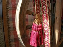 Пояс"Цветок жизни" (браное ткачество).